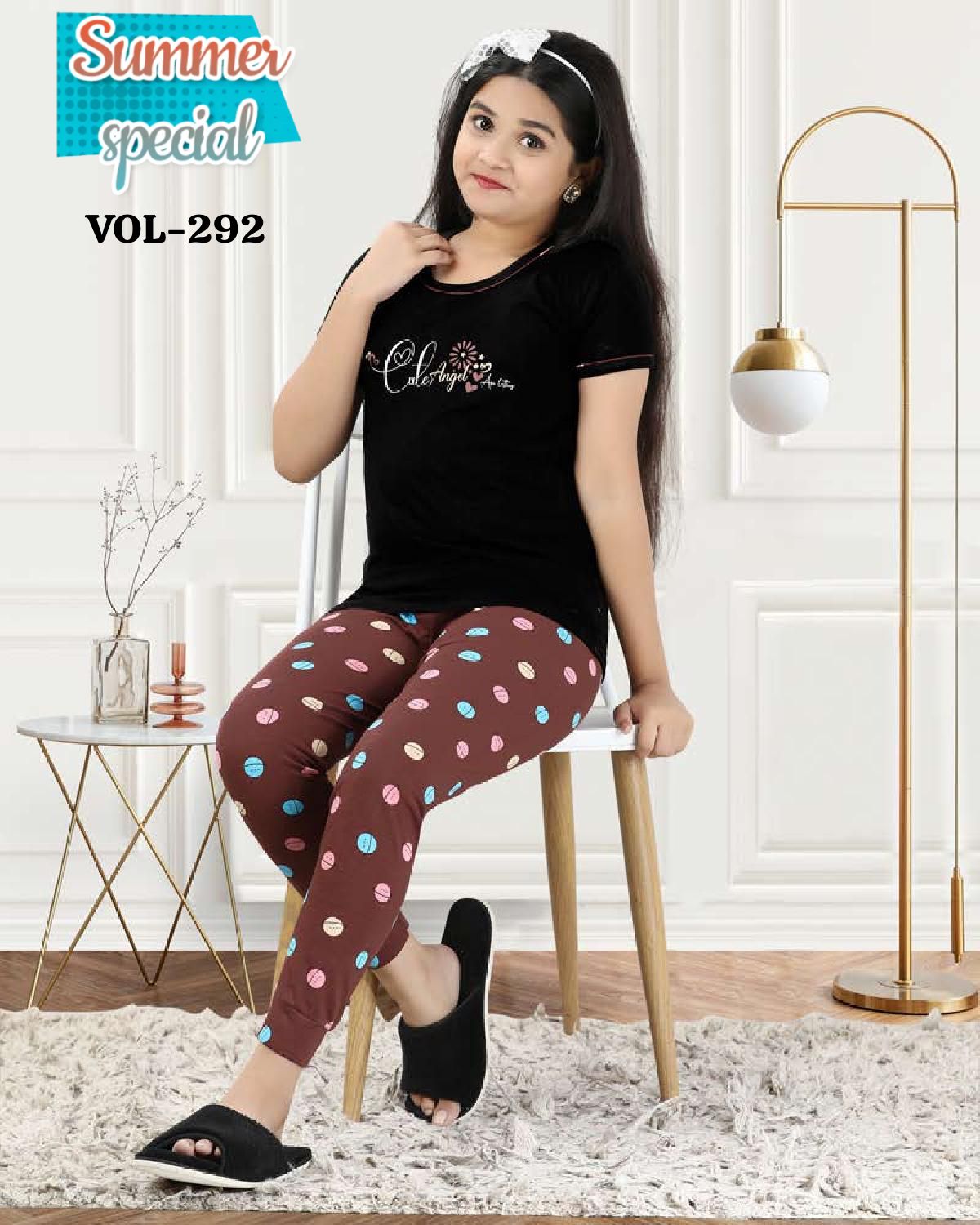 Summer Special Kids Vol D 292 Night Suits Girls Wear Catalog
